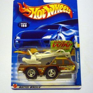 Hot Wheels Flame Stopper #188 Brown Die-Cast Truck 2001